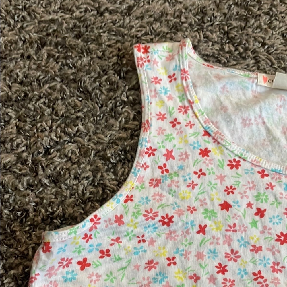 Crewcuts Floral Tank Top - Multicolor - Picture 3 of 5